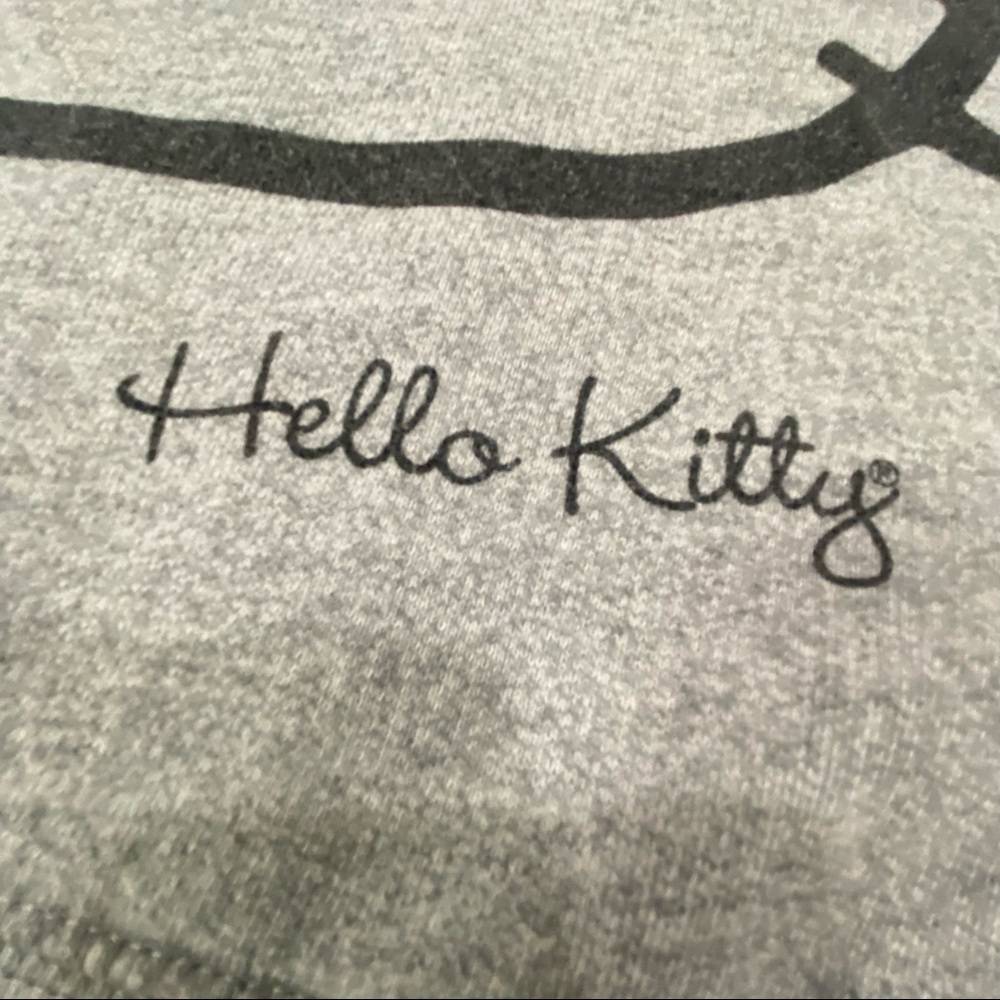 Hello Kitty by Sanrio Grey Pull Over Sweatshirt - Picture 12 of 13
